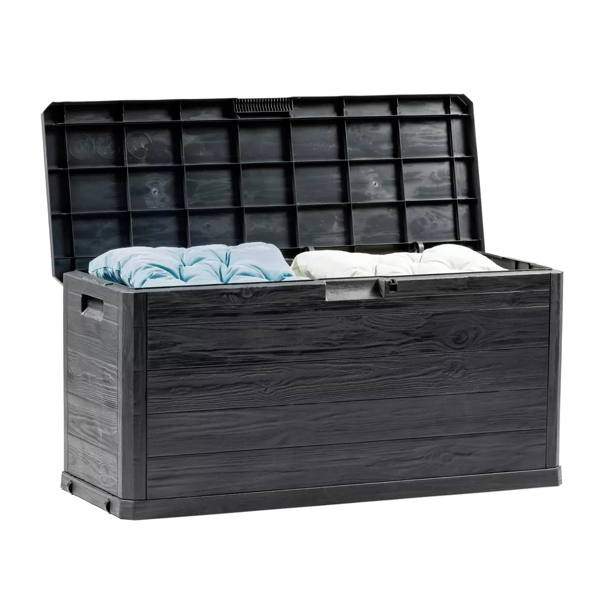 Kissenbox Woody Dunkelgrau
