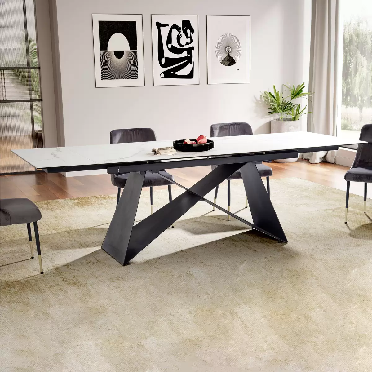 dekofiguren innen groß Gorilla Luxuriöse Figur mit Kunstbemalung 128 cm Tablecloth Sizes:42