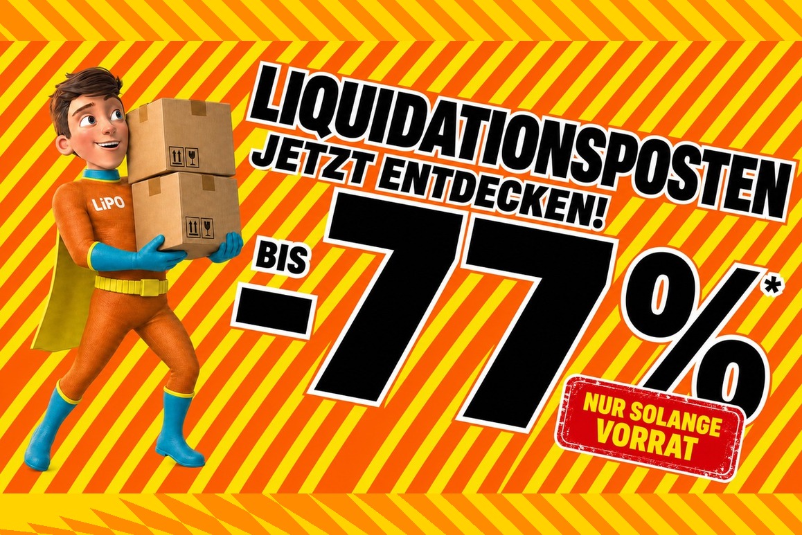 Liquidation – Grosse Rabatte bei LIPO