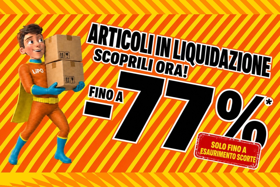 Liquidazione – Grandi sconti da LIPO