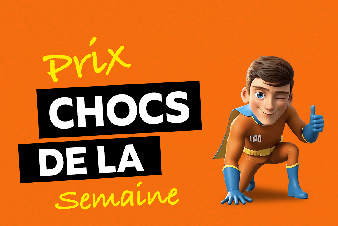 Nos pétards d'économies de la semaine – Chaque semaine de nouveaux top deals chez LIPO