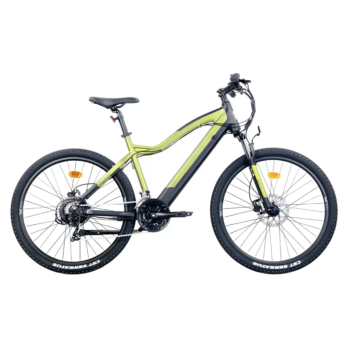 E-Mountainbike Zenith X-Active ZXU°02 Pedelec anthrazit,hellgrün