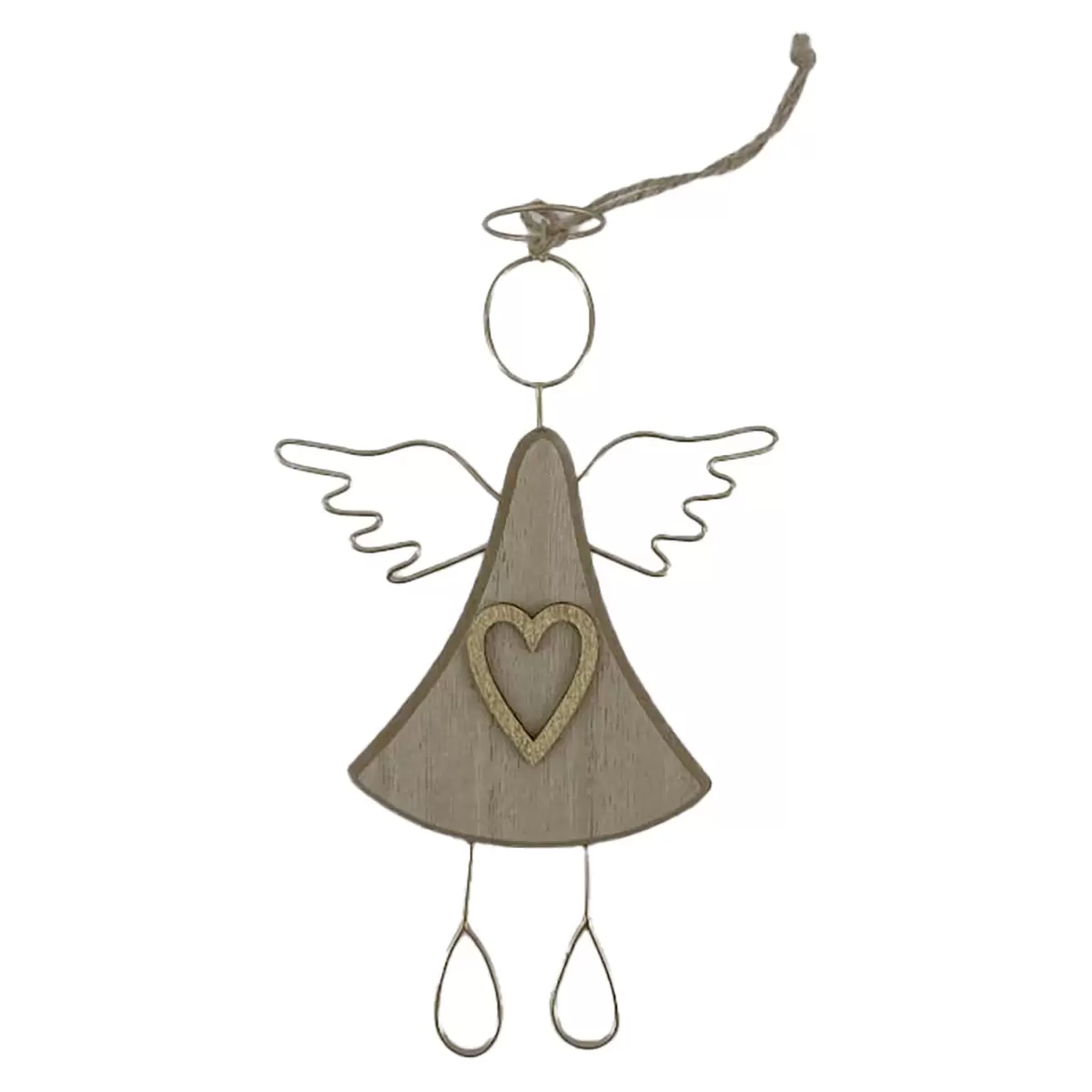 Dekoanhänger Engel gross Angel Braun