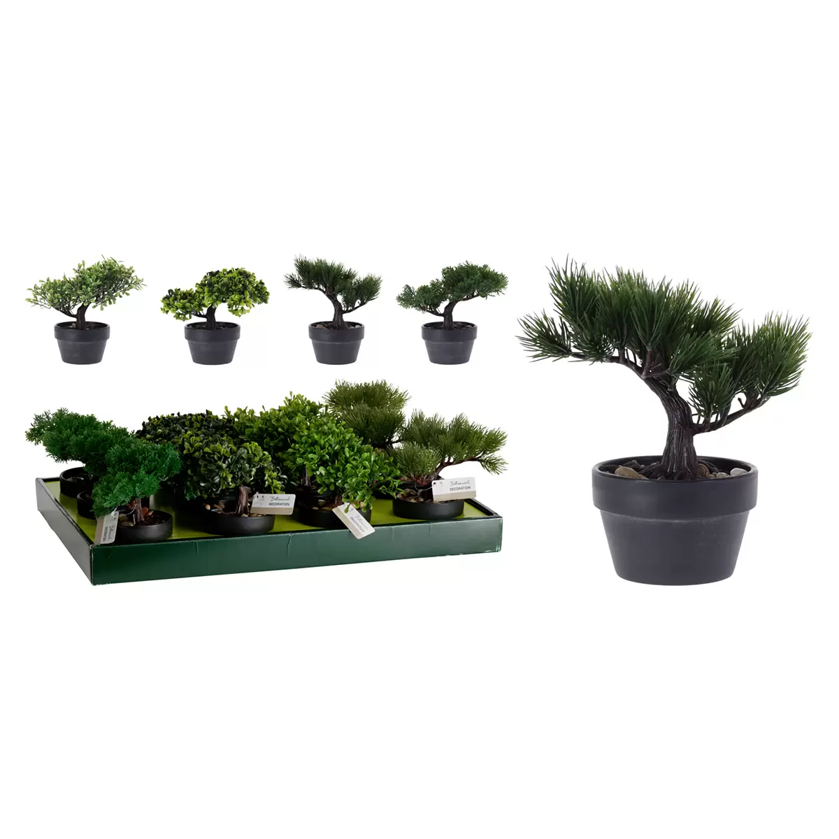 Bonsai-Baum 20cm grn,schwarz