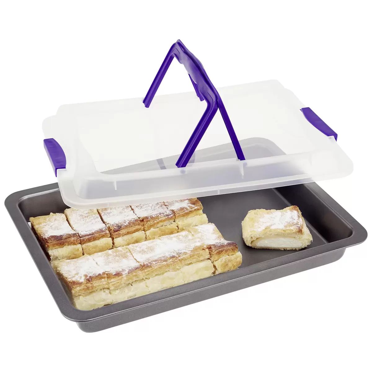 Kuchentransportbox Fee Luca Bessoni blau,weiss