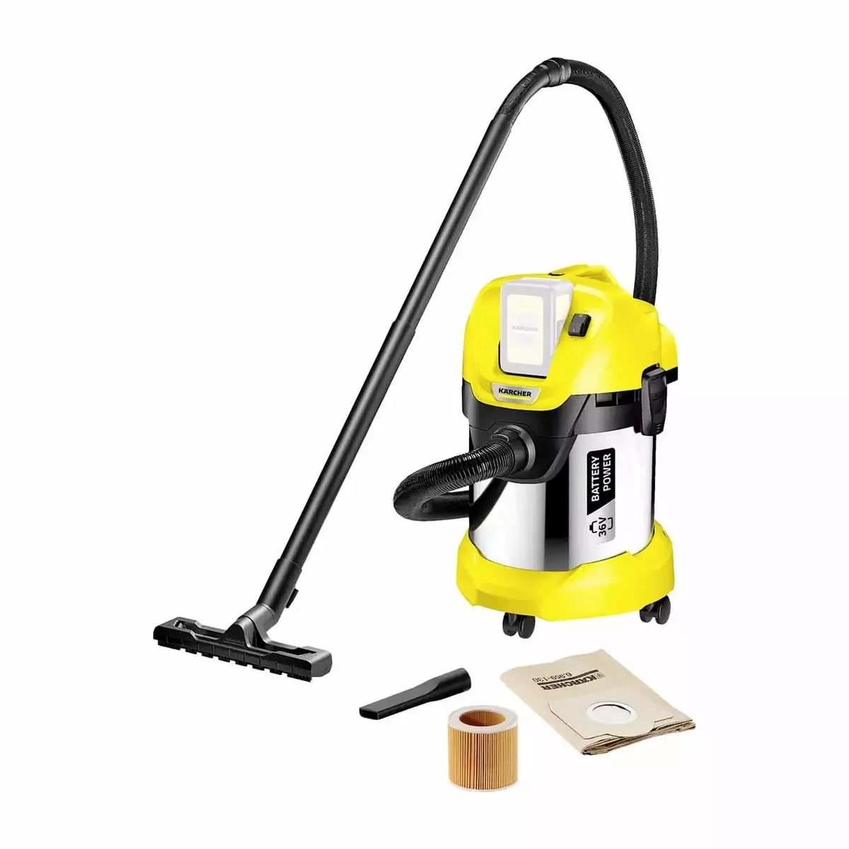 Staubsauger mit Beutel Kärcher WD 3 Battery Premium