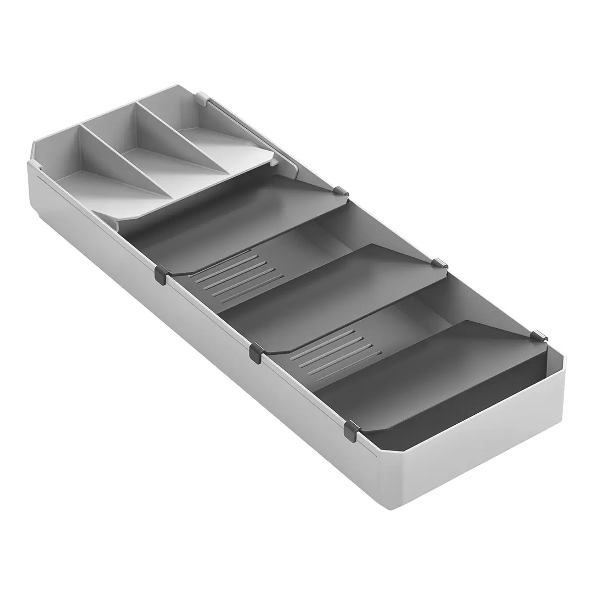 Besteck Organizer Uni-Fit dunkelgrau,hellgrau