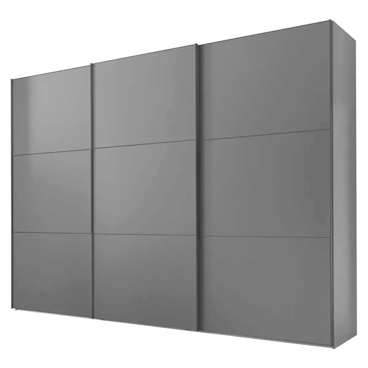 Schwebetürenschrank 3-türig Includo Anthrazit