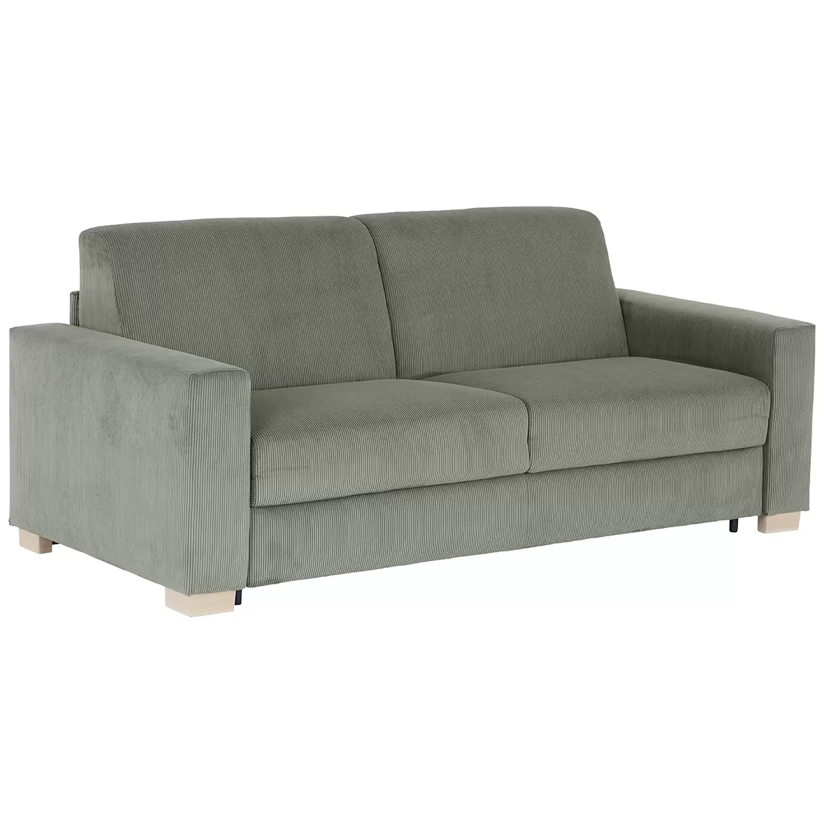 Divano letto Lucy 140 x 190 nel verde