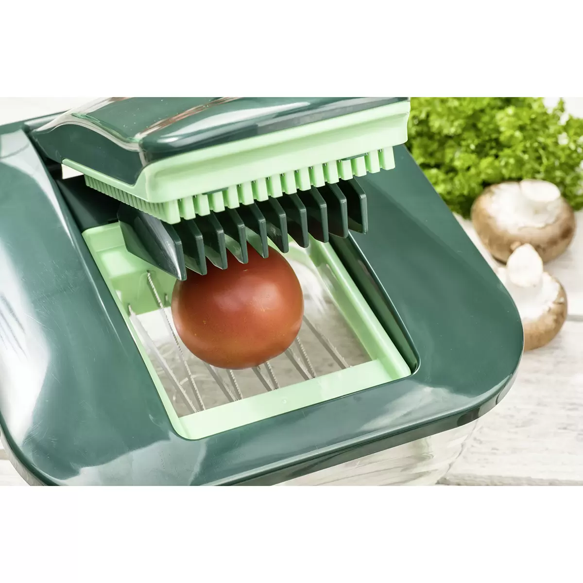 Nicer Dicer Chef Set Genius grün,transparent