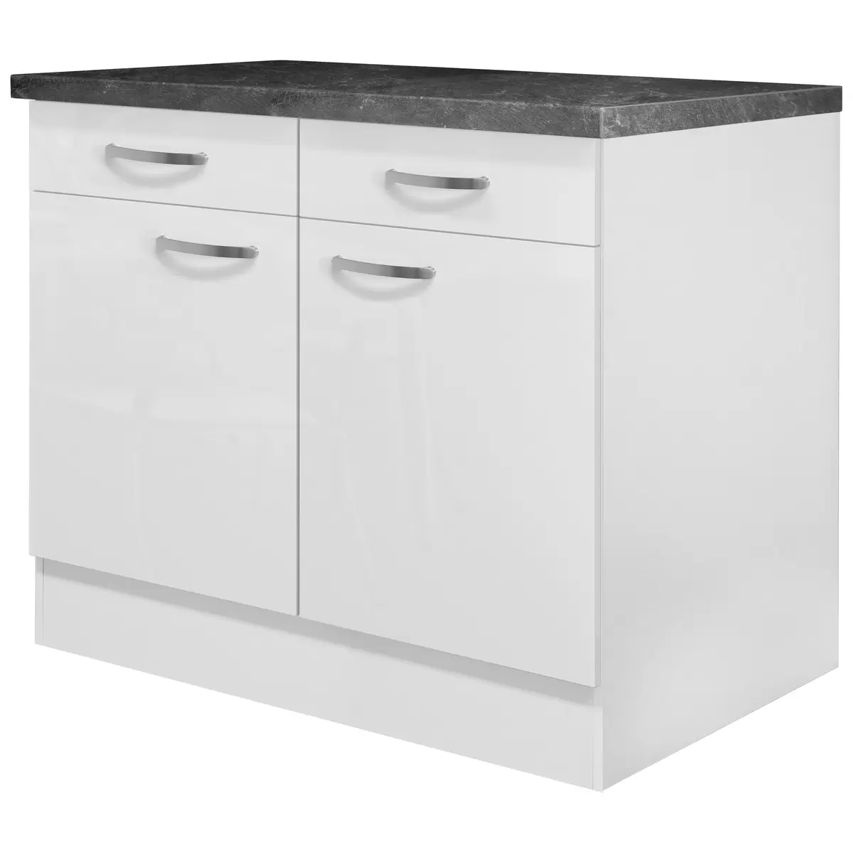 Küchenunterschrank Alba US 100 weiss