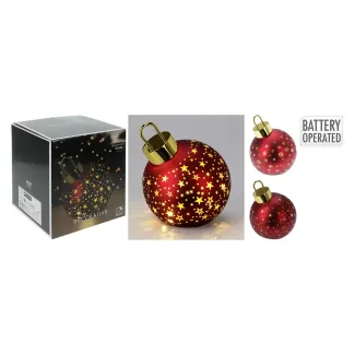 Weihnachtskugel stehend