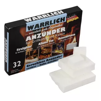 Cubes d'allumage au charbon Warrlich