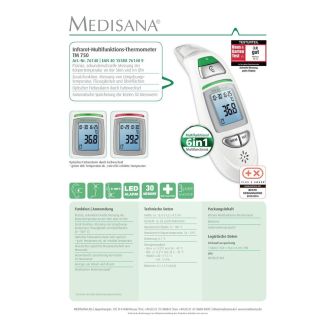 Thermomètre infrarouge TM750