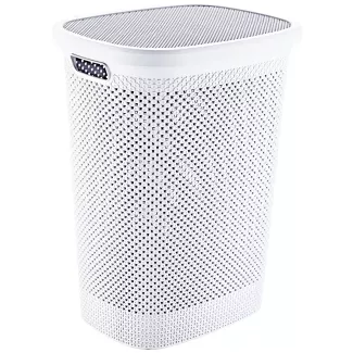 Panier à linge avec couvercle