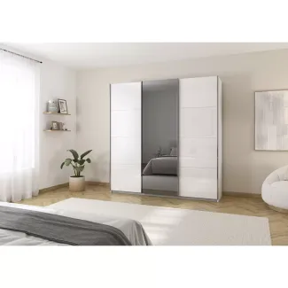 Armoire à portes coulissantes suspendues 3 portes.