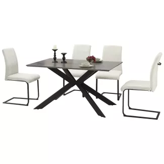 Ensemble table et bancs