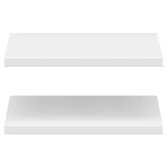 Set de tablettes 2 pièces