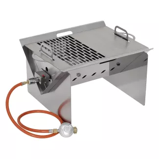 Barbecue de camping avec sac