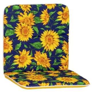 Coussin de jardin à bas dossier