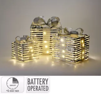 LED-Geschenkbox 3er-Set