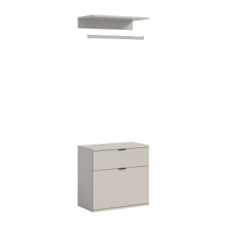Kommode + Garderobenstange