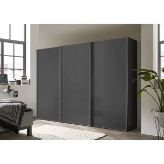 Armoire à portes coulissantes suspendues 3 portes.