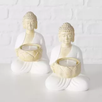 Teelichthalter Buddha