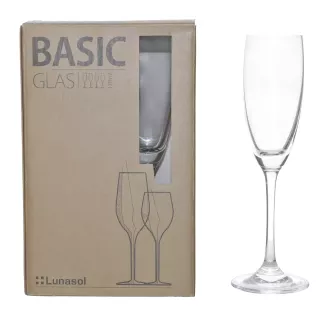 Lot de 4 verres à vin mousseux