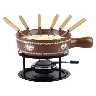 Käsefondue Set Hirsch-Herz