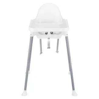 Chaise haute avec plateau