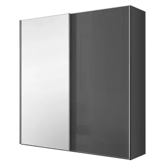 Armoire à portes coulissantes suspendues 2 rangées