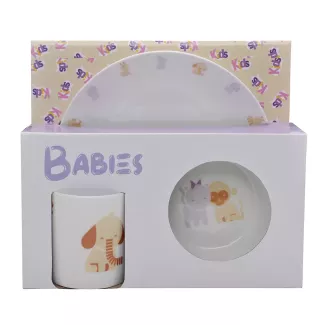 Set de vaisselle pour enfants 3pcs