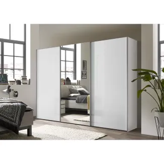 Armoire à portes coulissantes suspendues 3 portes.