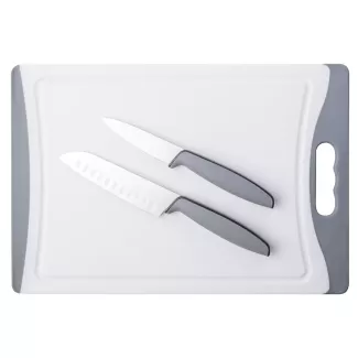 Messerset mit Schneidebrett