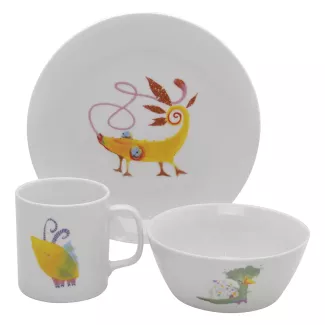 Set de vaisselle pour enfants 3pcs