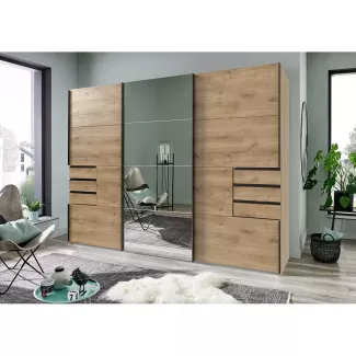 Armoire à portes coulissantes suspendues