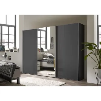 Armoire à portes coulissantes suspendues 3 portes.
