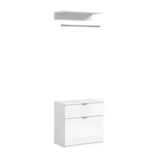 Commode + barre de penderie