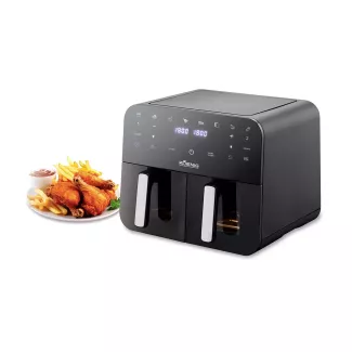 Double friteuse à air chaud