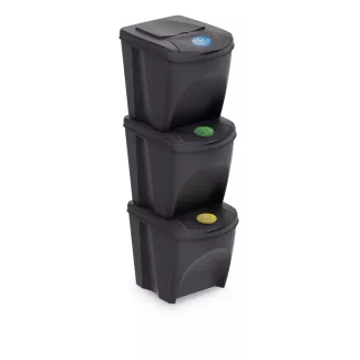 Abfallsammler Sortibox 3x25 L.