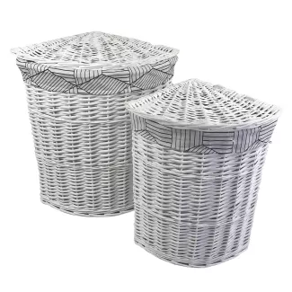 Panier à linge d'angle