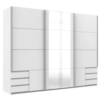Armoire à portes coulissantes suspendues 3 portes.