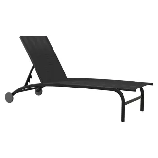 Gartenliege mit Rädern