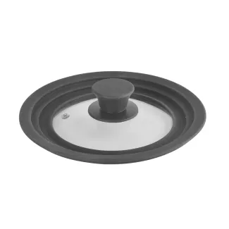 Glasdeckel mit Silikonrad