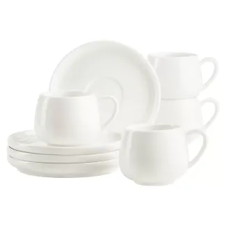 Piano da caffè espresso 4 pezzi Taya