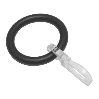 Anneaux de rideaux avec crochets à plis