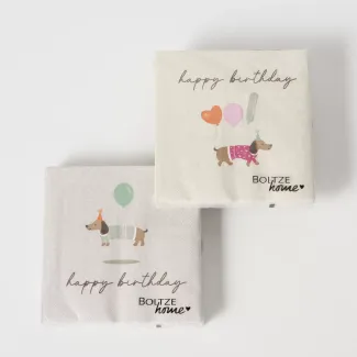 Serviette de table chien