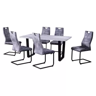 Ensemble table et bancs