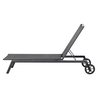 Gartenliege mit Rädern